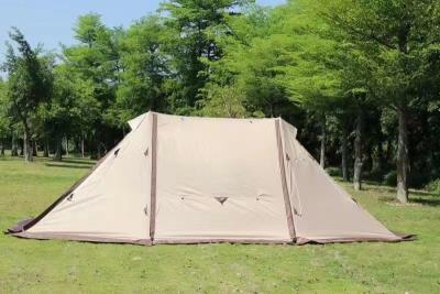 China Extended Type Uplion Canvas Bell Tent Waterproof 4 Season Luxury Outdoor Glamping Yurt Tent Camping Tent for sale