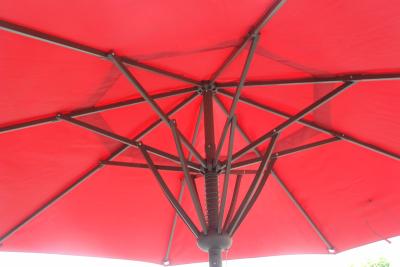 China Extended Type 36''*8k Cheap Outdoor Beach Umbrella with plastic handle garden umbrella for sale