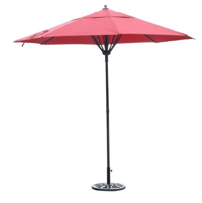 China Extended Type BSCI Factory Hot Selling OEM 2.0M Stripe or Solid Outdoor Beach Umbrella for sale