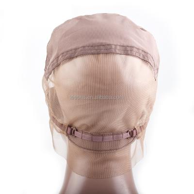 China High Quality Leeons Glueless Wig Cap Full Lace 360 ​​Wig Cap With Adjustable Straps Weaving Full Lace Wig Caps For Wig for sale