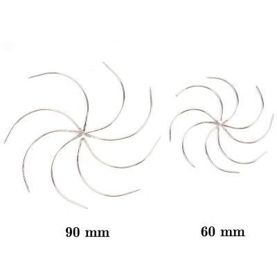 China Making Wigs Wholesale Hot Sale C Needles Salon Styling Tools Weaving Hair Extension Needles for sale