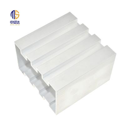 China door & Window 100mm*65mm White Main Tube Exterior Aluminum Profile High Quality Extrusion Material For House Door Decoration for sale