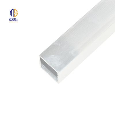 China Material Custom Extrusion 6063 Aluminum Square Tube Profile 1mm in Decorations 2525 White for sale