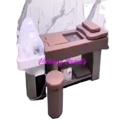 China Eco-friendly Fix Hair Washing Furniture Salon Shampoo Basin For Hair Salon Bed for sale