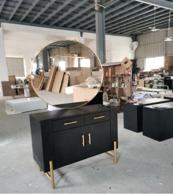 China New Modern Professional Vanity Table With Lighted Mirror Makeup Mirror Modern Dressing Table With Mirrors for sale