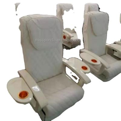 China Modern High End Nail Salon Furniture Gray Full Body Whirlpool Spa Massage Chair Manicure Pedicure Chair for sale