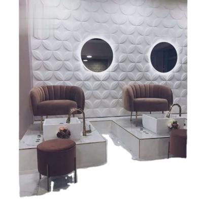 China Modern Nail Salon Furniture Manicure Pedicure Salon Spa Chair Pedicure Chair For Foot Massage for sale