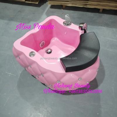 China Hot sale pink pedicure spa sink bowl with jet manufacture selling MP220806051 for sale