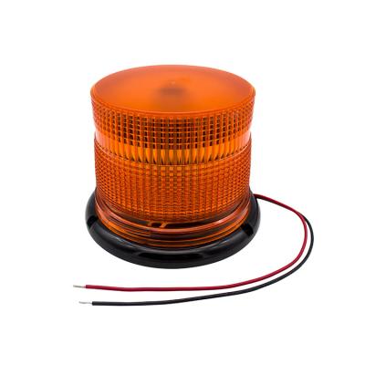 China PC 24V 60W Amber Led Warning Beacon Light For Forklift Towing Fire Truck Construction Vehicle for sale