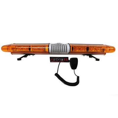 China 2018 260w Amber Warning Lightbar Backup Flash Siren Speaker Used Police Lightbar Police/Ambulance/Rescue Cars for sale