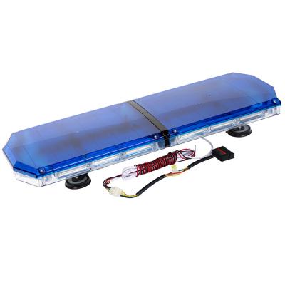 China 920MM Blue High Quality Mini LED Strobe Police Light Bar For Mini Led Light Police Cars /ambulance/emeryency/emergency Vehicles for sale