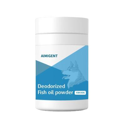 China OEM Sustainable Supply Wholesale Health Dedicated Pet Deodorized Powdered Fish Oil for sale