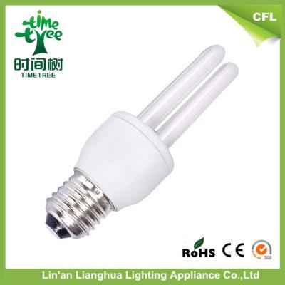 Cina lampadine a forma di U 8000H - 9000H della luce fluorescente di wattaggio della lampadina 9 di 2U CFL in vendita