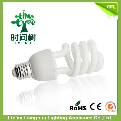 China Bombillas incandescentes económicas de energía del T3 del medio espiral 18W CRI > 80 en venta