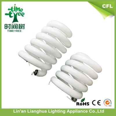 China High Power 2700K - 7000K Triband CFL Glass Tube , SKD CFL Lamp Parts for sale