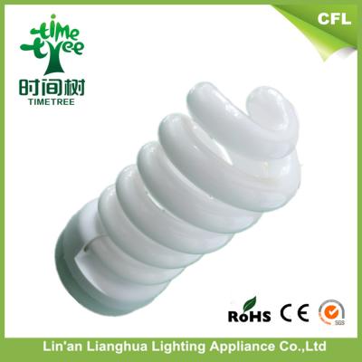 China Long lifespan Full Spiral Glass Compact Fluorescent Light Tubes With 8000H for sale