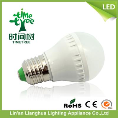 China Eficacia alta E27/bombillas ahorros de energía de B22 3W LED con el cuerpo del plástico de la PC en venta