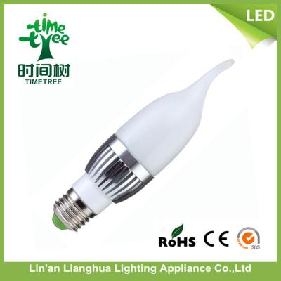 中国 4w LED の Candelabra の電球/e14 蝋燭は導かれた明るい光の球根を形づけました 販売のため