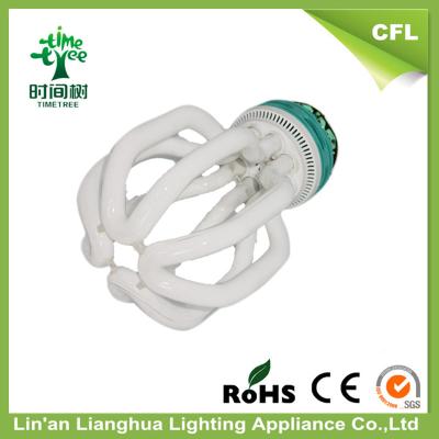 Cina Tri metropolitana di vetro economizzatrice d'energia di colore 65W 75W 85W CFL con mezza forma di Lotus in vendita