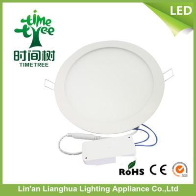 China Iluminación redonda de la pantalla plana 8w LED de RoHS, luces de techo multicoloras del panel del LED en venta