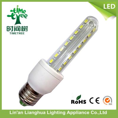 China CE rojo/ROHS de la lámpara del bulbo b22 del maíz LED del verde azul 2U 7W para el hogar en venta