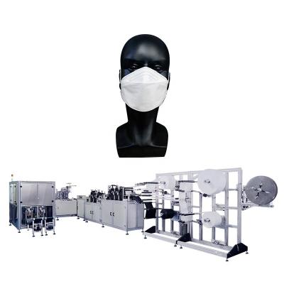 China Stable/Durable/Pretty/High Efficiency KF94 Automatic Fish 1+1 Mask High Speed ​​Machine for sale