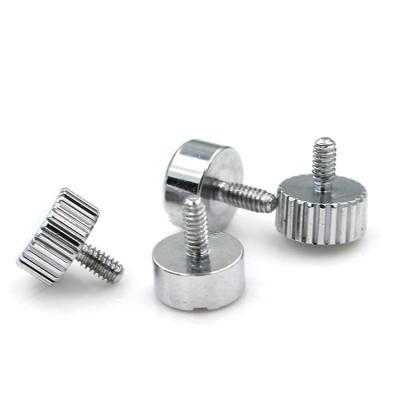 China Aluminum Pan M2 M3 Thread Stainless Steel Screw Knurled Head Thumb Screw for sale