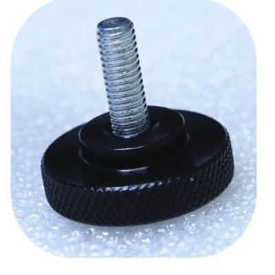 China Plastic Pan M3 M4 Customization Knurled Knob Big Head Thumb Screws For Computer Cases for sale