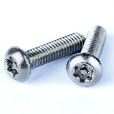 China Pan Security Torx Screw Stainless Steel M3M4M5M6M8 Button Head Security Torx Screws Anti-theft T6 T8 T10 T15 for sale