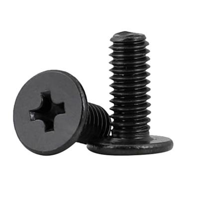 China Pan stainless steel black concealed 1/4 screw camera cannulated metric electrical screw thread m1 m1.2m1.5m1.8 screw for sale