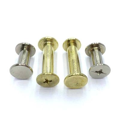 China SS304 316 Pan Head Chicago Screw Flat Nail Rivet M2 M3 M4 M6 for sale