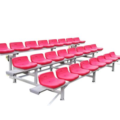 China Three rows of simple stands mobile  for athletes to rest and spectators to rest on stools in football fields AB-S-03-3.6C for sale