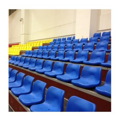 China Indoor Gym Bleachers Seat Assembled Metal Stand Basketball Arena Spectator Bench Seating Customize for sale