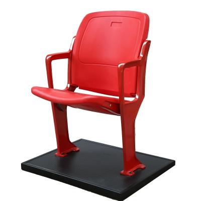 China Fixed stand seat Fixed chair Plastic Stadium SeatingGym Seat Fixed Chair for Stadium Training center and Theater 500*540*915 for sale