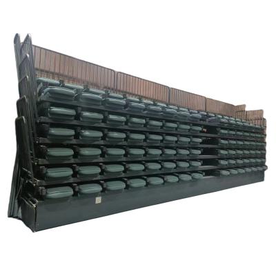 China Modern Indoor Training Center and Theater telescopic seat with non-armrest telescopic bleacher retractable for sale