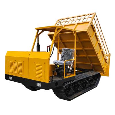 China Farms Crawler Carrier Dump Truck Small Mini Hydraulic High Performance Dumper Truck for sale