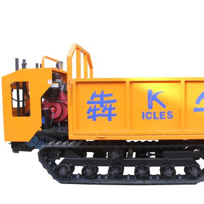 China Mini Dump ICLES Hydraulic Track Dumper 1 Ton Mini Hydraulic Dumper Truck for sale