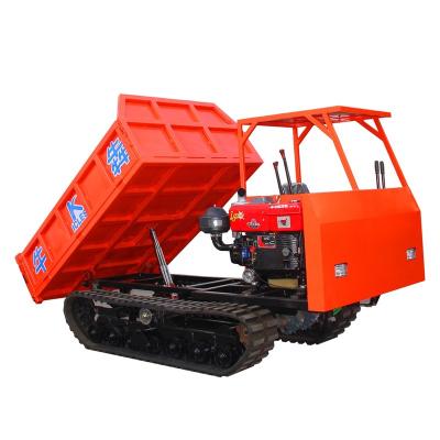 China ICLES 3 ton 5 ton small crawler dumper mini truck price tracked 3 ton dump truck China factory 3238*1600*1996mm for sale