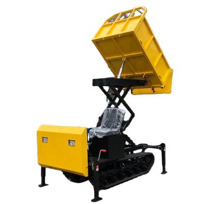 China Yes 1 Ton Mini Dumper Truck Crawler Dump Truck Hot Sale In Malaysia And Indonesia for sale