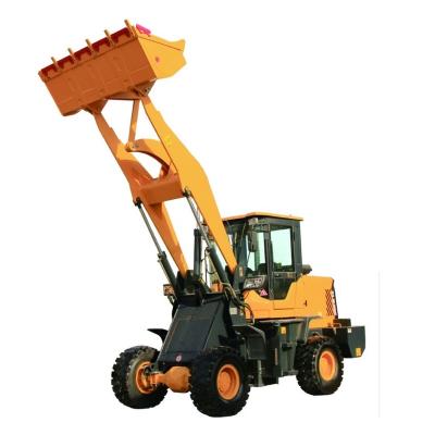 China Building Material Shops 1 Ton Mini Wheel Loader Backhoe Loader Mechanical Loadering for sale