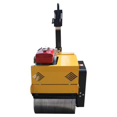 China Home Use Walk Behind Small Road Roller Machine With Two Wheel for sale