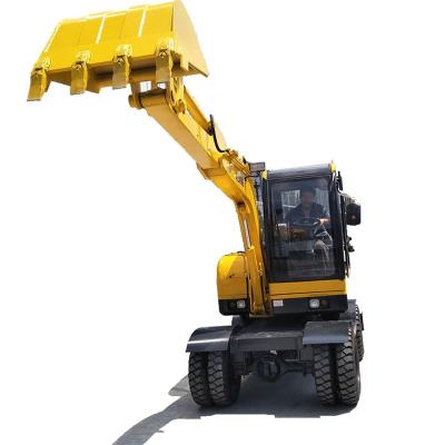 China best price 3.5t wheel mini digging excavator for sale 0.26cbm for sale