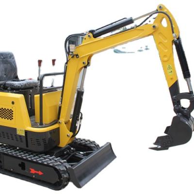 China Farms Price Cheap Chinese Mini Excavator Small Crawler Excavator 1ton Digger Bagger New For Sale for sale