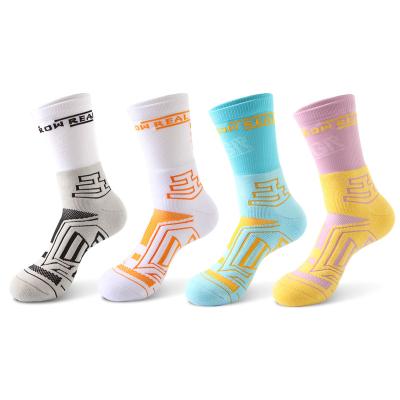 China QUICK DRY ready to ship Basketball Team Premium Crew Men's Sports Socks Sweat-absorbent cotton designer for sale