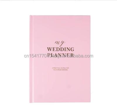 China paper & Cardboard Factory Copy Customized Hot Amazon Planner Fabric Cover Wedding Journal Top Bulk Fashionable Hardcover Notebook For Wedding for sale