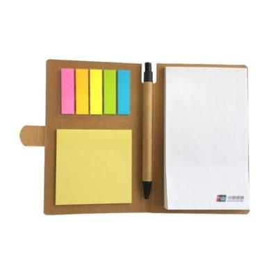 China paper & Cardboard Making Supplier Custom Cheap Branded Desk Personalized Shaped Sticky Notes Set With Pen Stick It Notes Pad Notepads Book for sale