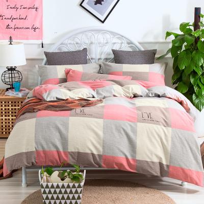 China Anti-Static Wholesale Customized Home Textile Polyester Sheet Quilt Cover 3 Piece Set 4 Piece Set 100% Polyester Fiber Bedding for sale