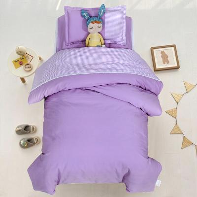 China Kindergarten pure children's protective sheet anti-static pillowcase quilt kindergarten cotton quilt for sale