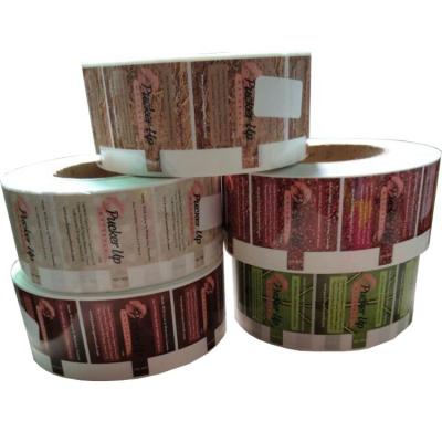 China Waterproof Custom Adhesive Film Packaging Labels Tubes Tubs Tins Jars Long Lasting Lip Balm Labels for sale