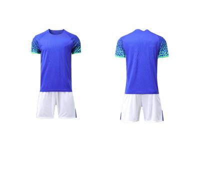 China Quick-drying training soccer jersey 2023 full set uniform best quality custom design thailand soccer jersey for sale